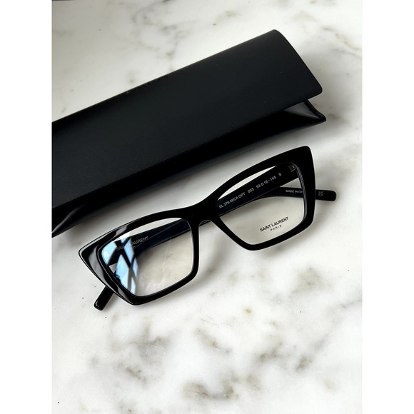 NEW Saint Laurent SL276 Mica Sunglasses in Black - Picture 2 of 8